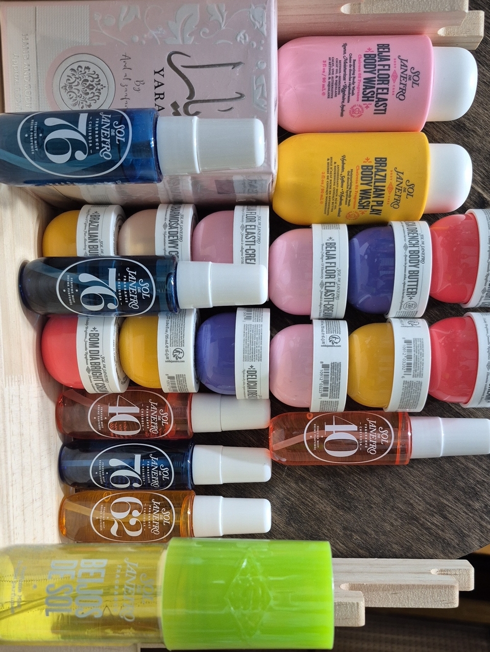 Sol de Janeiro Pink, Yellow & Blue Bath & Body Collection